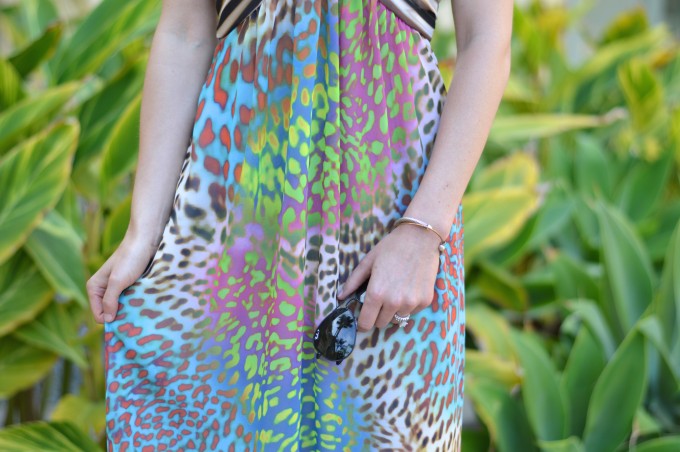 leopard print maxi, summer style, what to wear to a summer cocktail party, resort style