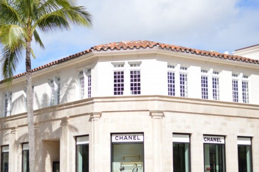 shopping on Worth avenue, luxury shopping in Palm Beach, Chanel in palm beach