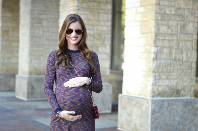 maternity style, wine colored cross body bag, 