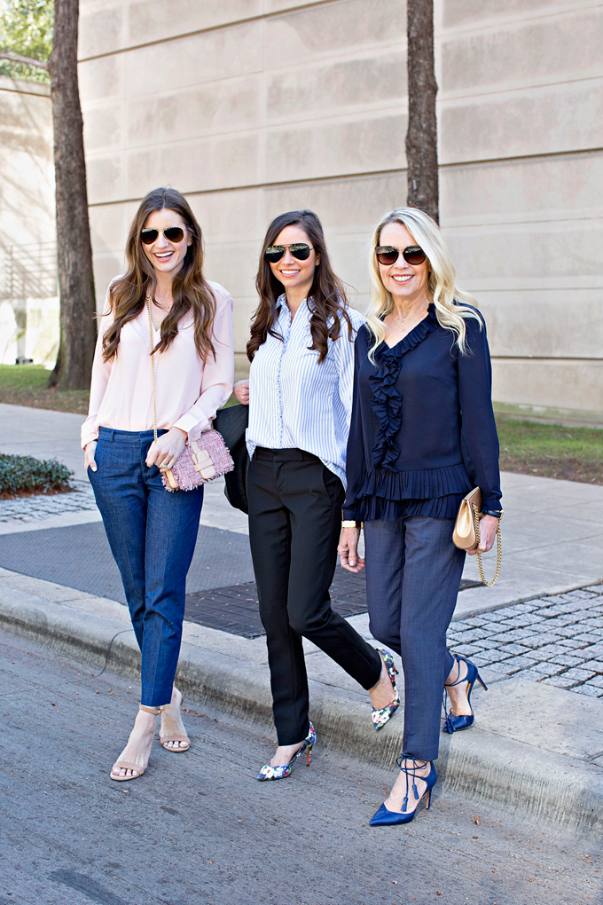 three ways to wear dress pants, bishop&holland