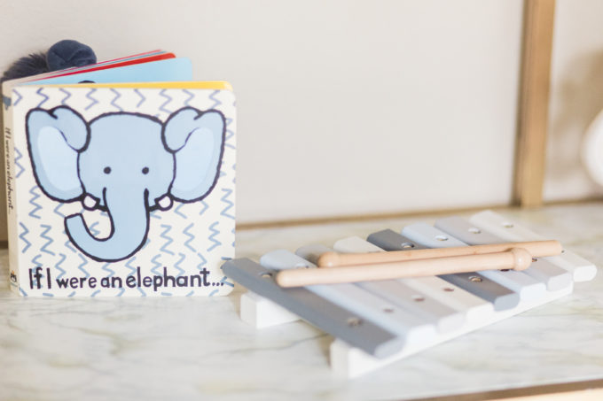 nursery details xylophone elephant baby book