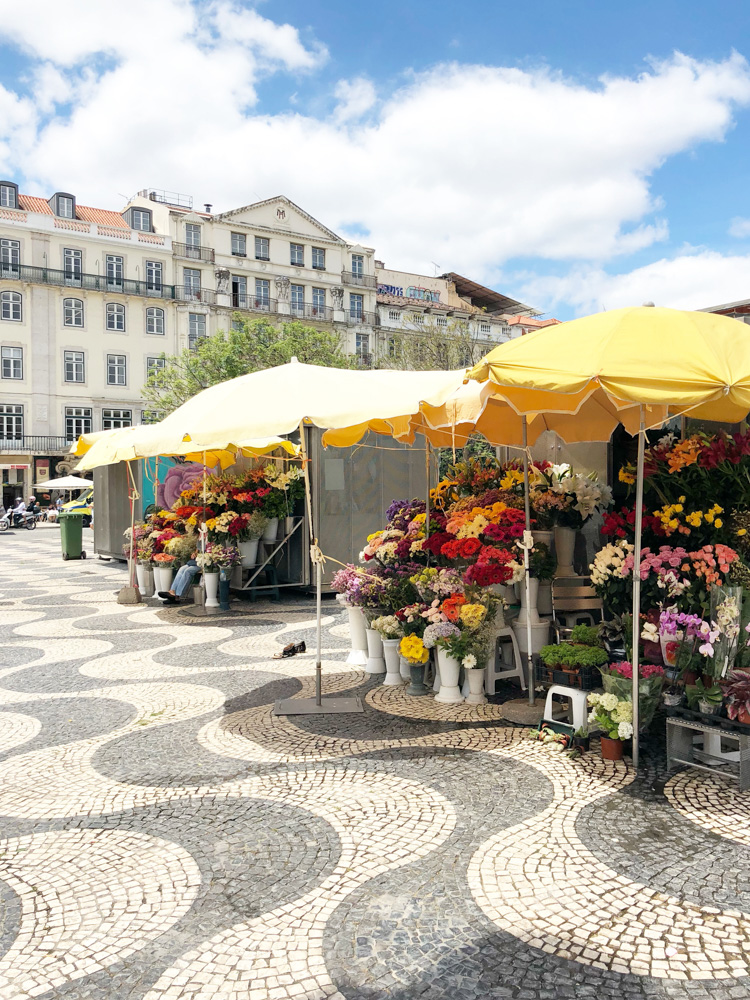 lisbon flower market