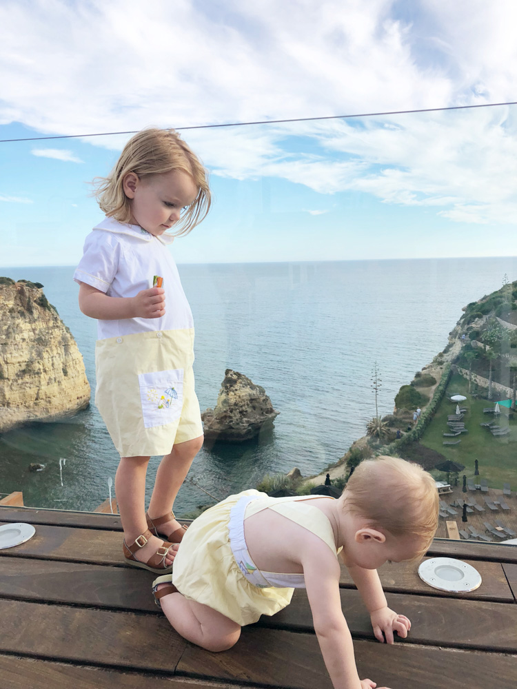 baby boys with sea view algarve portugal