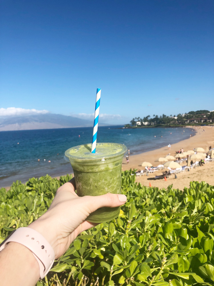 maui in january green smoothie