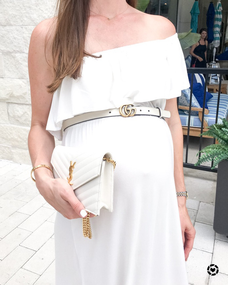 Gucci belt on on sale dress