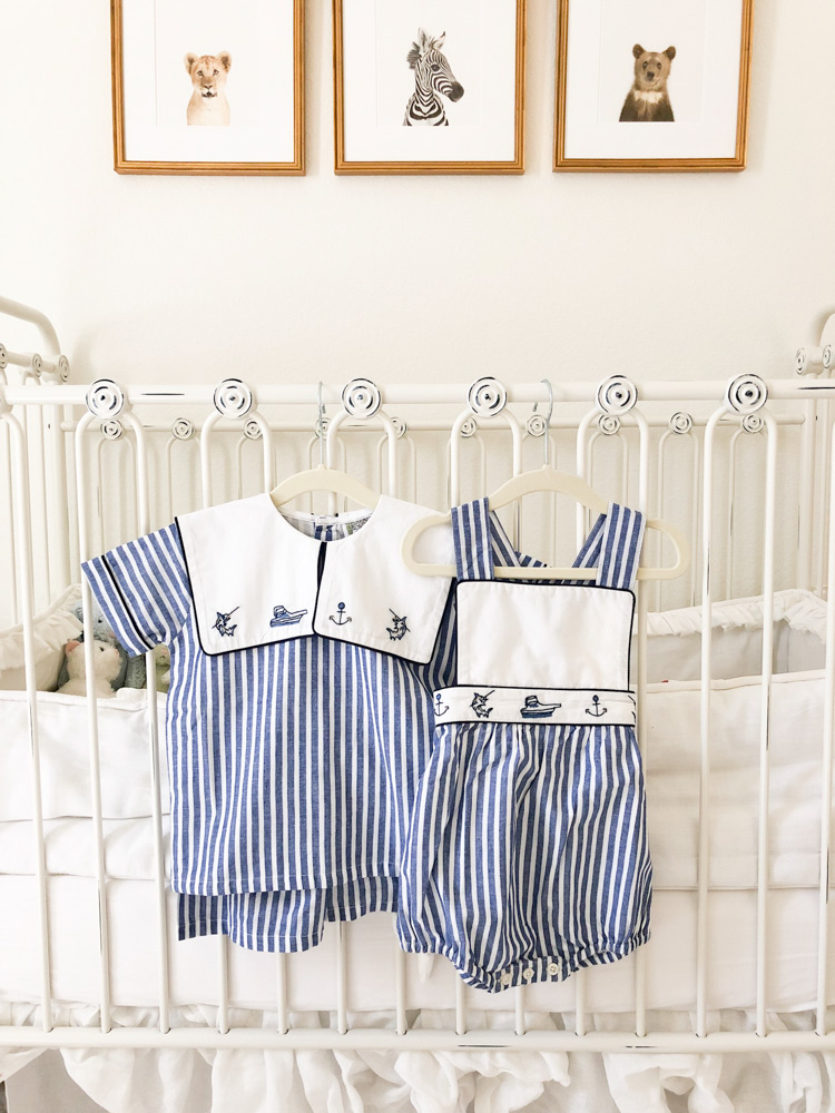 striped summer short set and bubble for toddler boys