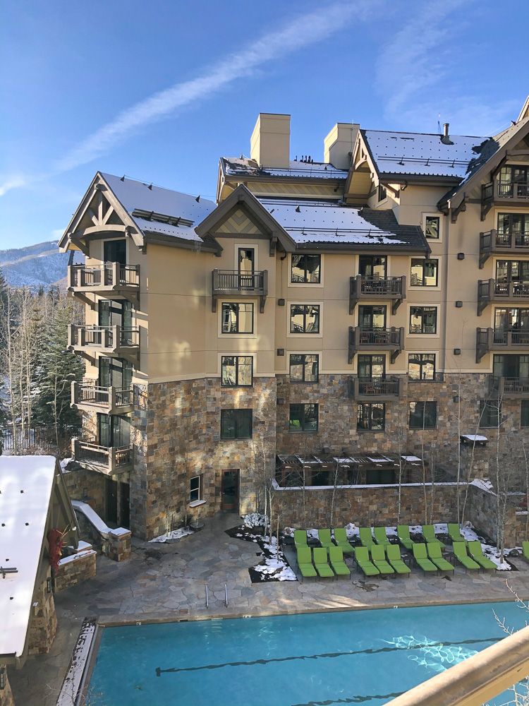 view of the pool four seasons vail