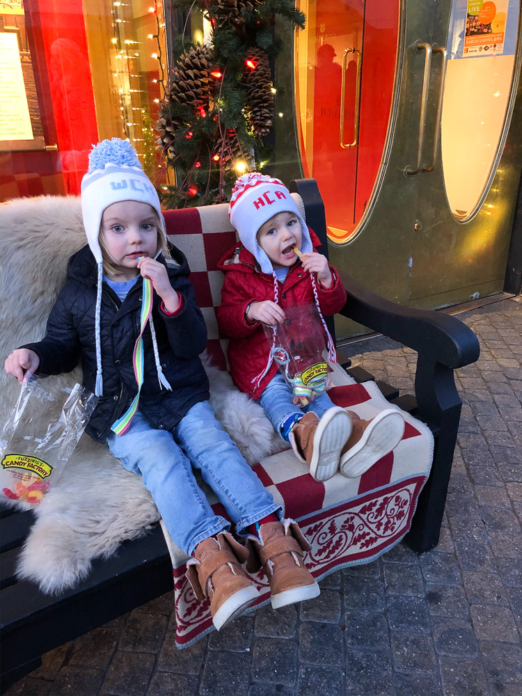 toddler boys bundled up for winter