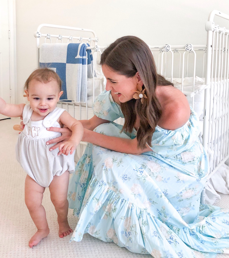 mom with happy baby