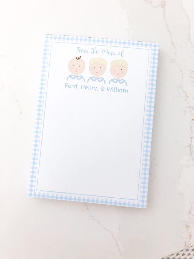 personalized note pads