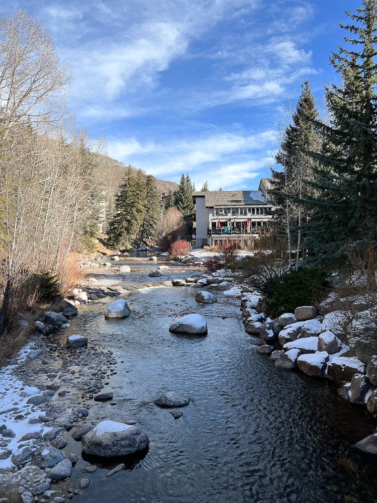 river view in vail