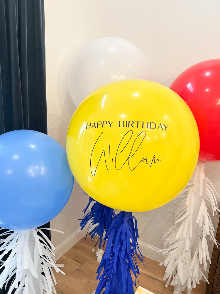 happy birthday william balloon