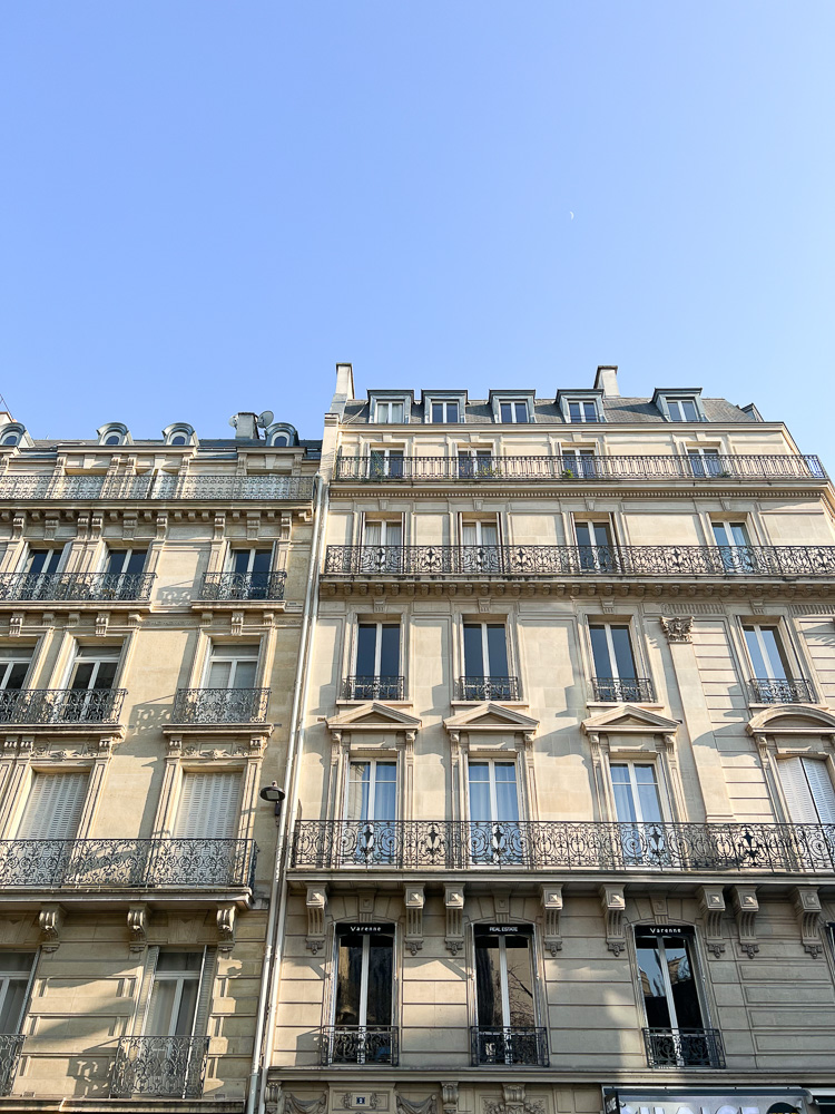 building facade in paris