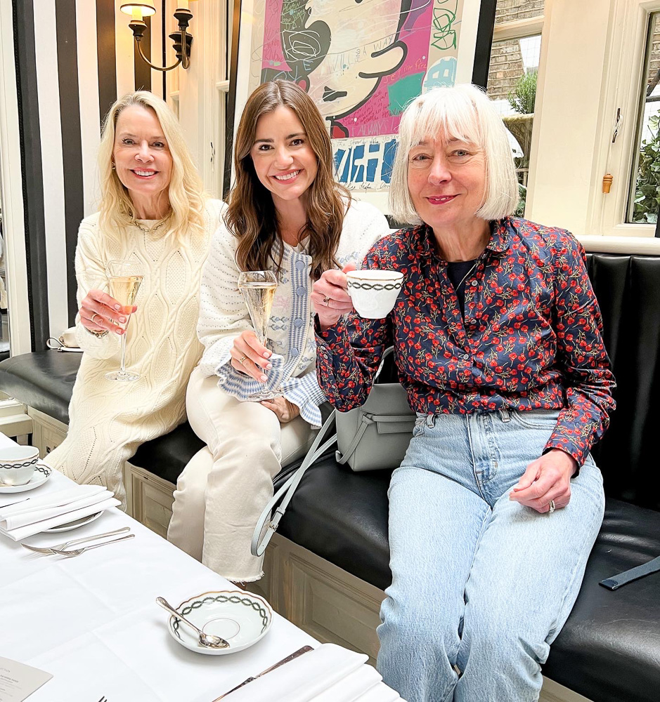 three generations of women having tea and champagne the milestone hotel london