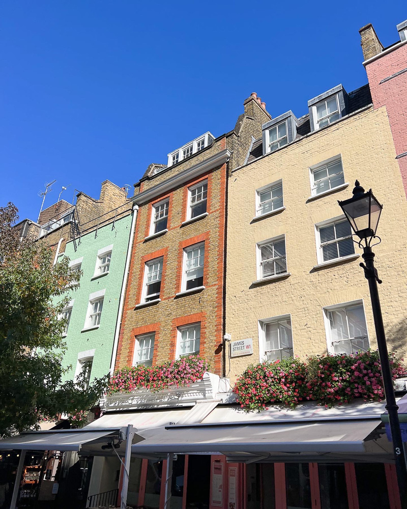 view of london row houses