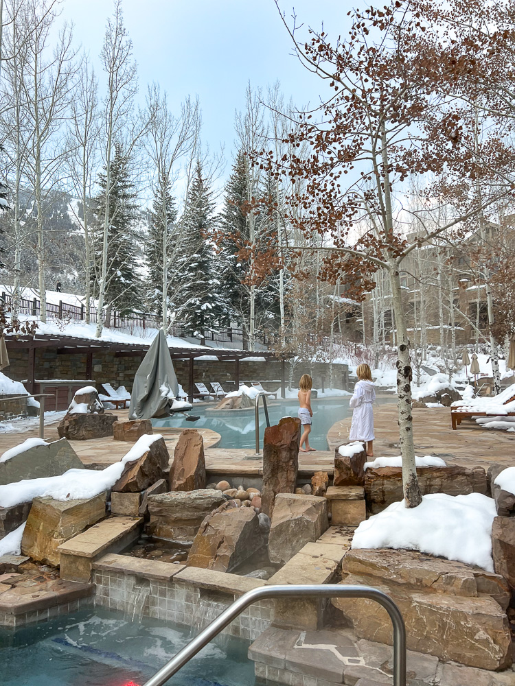 pool and spa at FS jackson hole