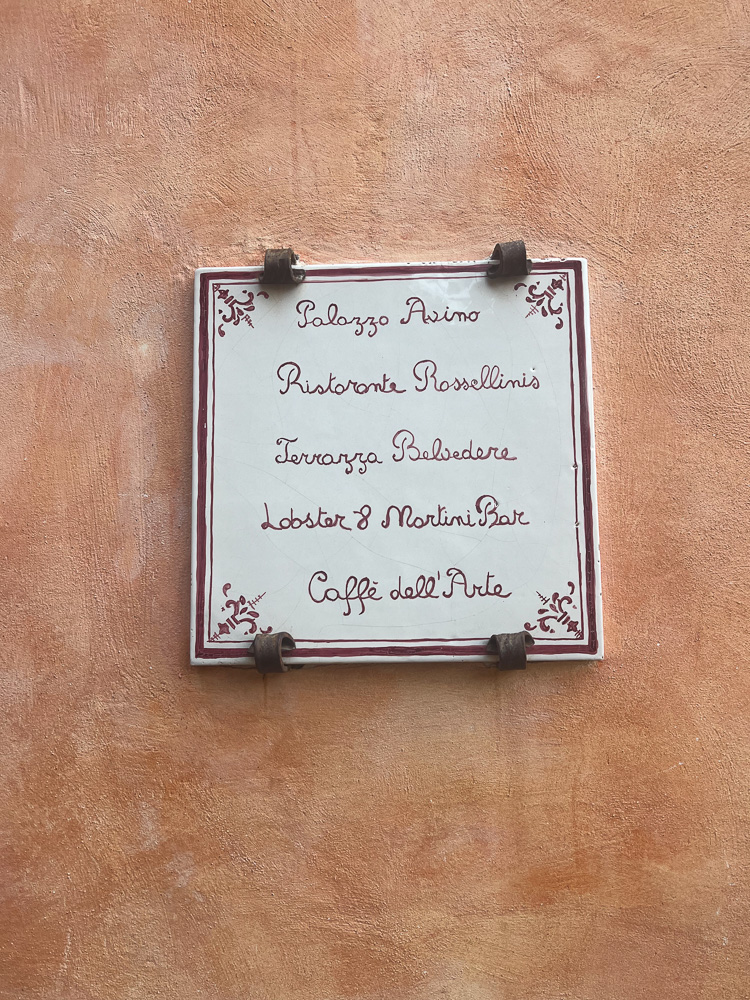 menu in italian
